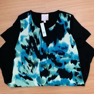 Romeo & Juliet Couture Patterned Tunic NWT